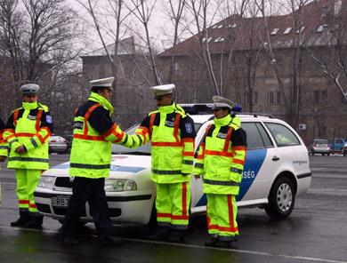 Taxisblokád, de nem a magas üzemanyagárak miatt